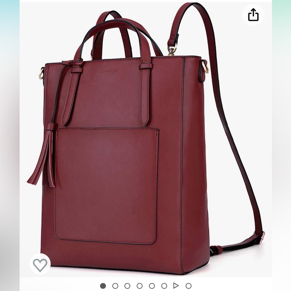 ECOSUSI convertible tote/backpack/handbag laptop bag